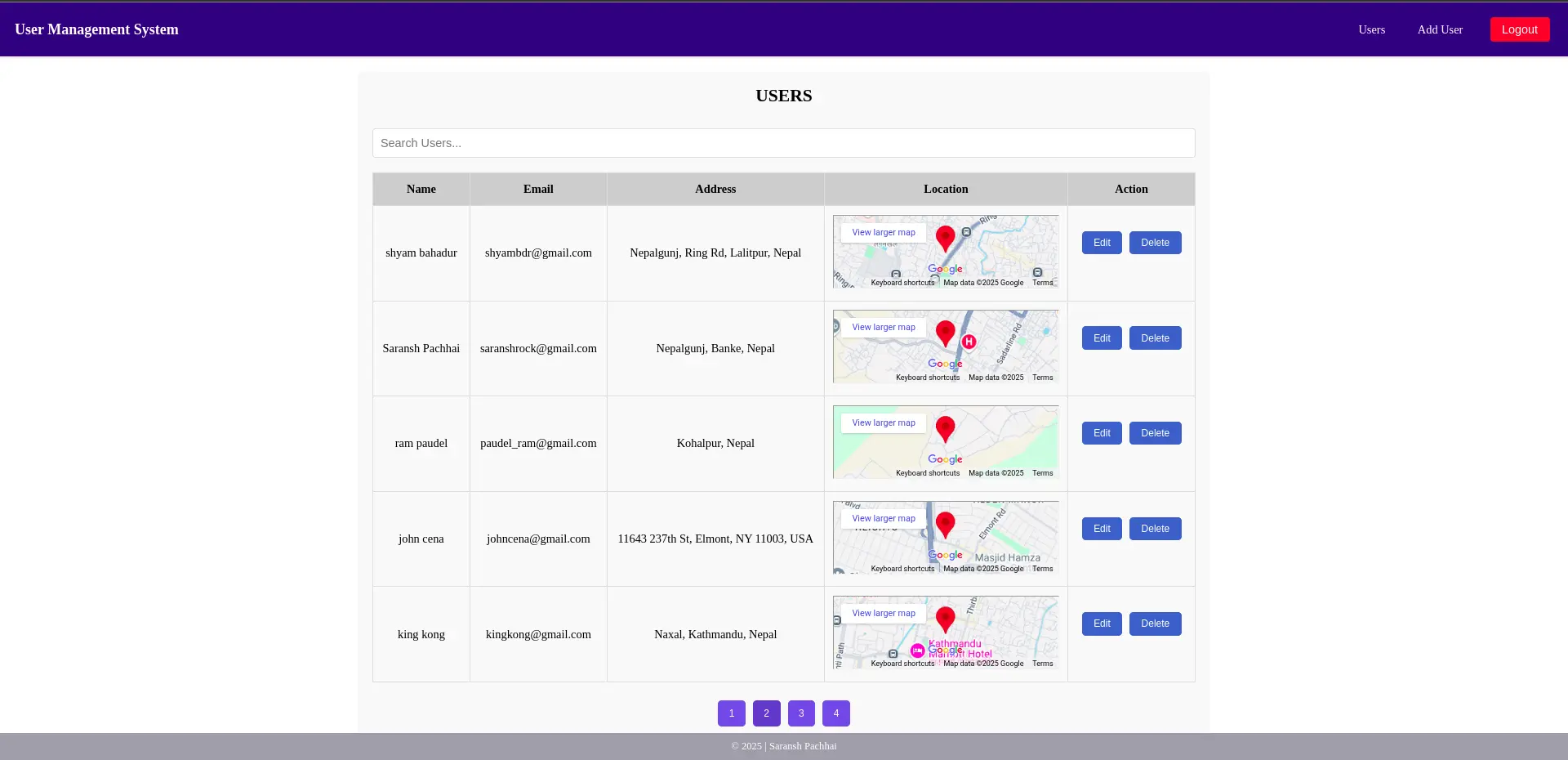 User Management System